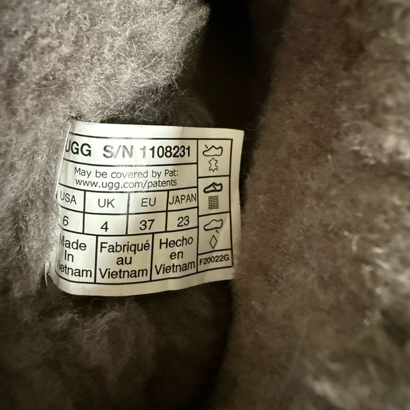 UGG Charcoal Suede Short Boots - Picture 7 of 7